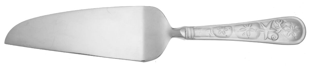 Seaside Satin (Stainless) Pie and Cake Server with Stainless Blade HC by Cambridge Silver-1