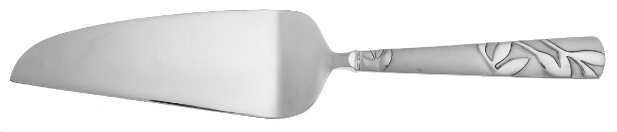 Zinnia Sand (Stainless) Pie and Cake Server with Stainless Blade HC by Cambridge Silver-1