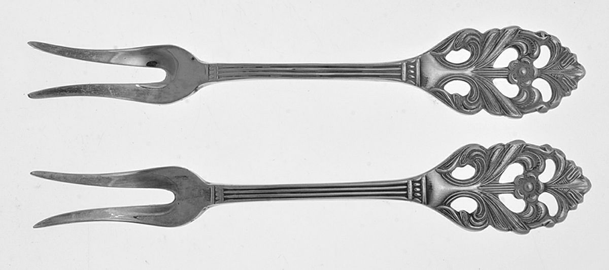 C5N1 (Silverplate) Snail Fork - Set of 2 by Carlen-1
