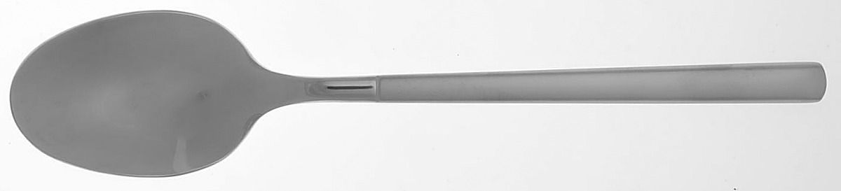 Kenton (Stainless) Place/Oval Soup Spoon by Crate & Barrel Flatware-1