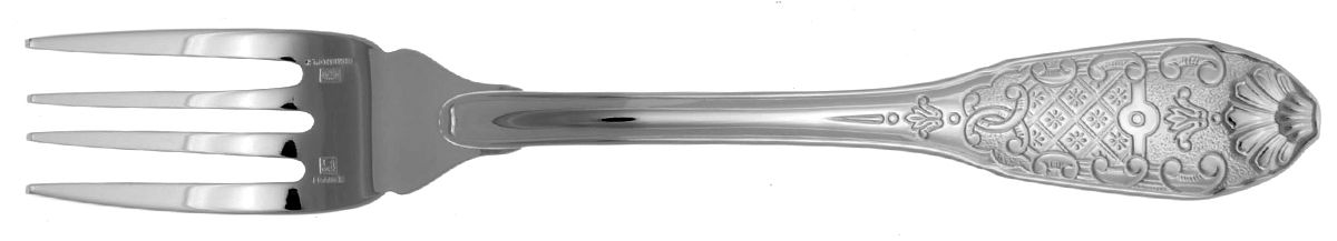 Royal Cisele (Silverplate) Individual Salad Fork by Christofle France-1