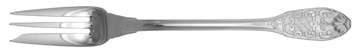 Royal Cisele (Silverplate) Solid Serving Fork by Christofle France-1
