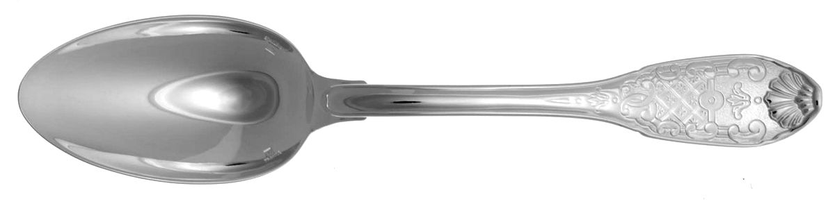 Royal Cisele (Silverplate) European Place/Oval Soup Spoon by Christofle France-1