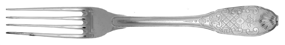 Royal Cisele (Silverplate) Fork by Christofle France-1