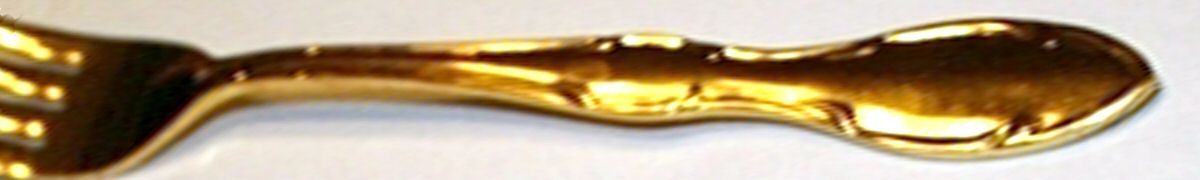 CSS13-Gold Electroplate Fork by Continental Silver-1