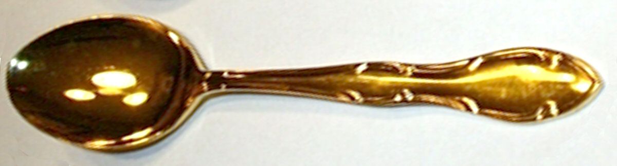 CSS13-Gold Electroplate Teaspoon by Continental Silver-1