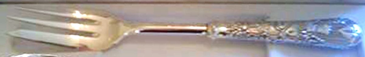 Vinea (Silverplate) Solid Hollow Handle Serving Fork by Christofle France-1