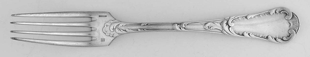 Louis XV Chrysanthemum (Slvp) Fork by Christofle France-1