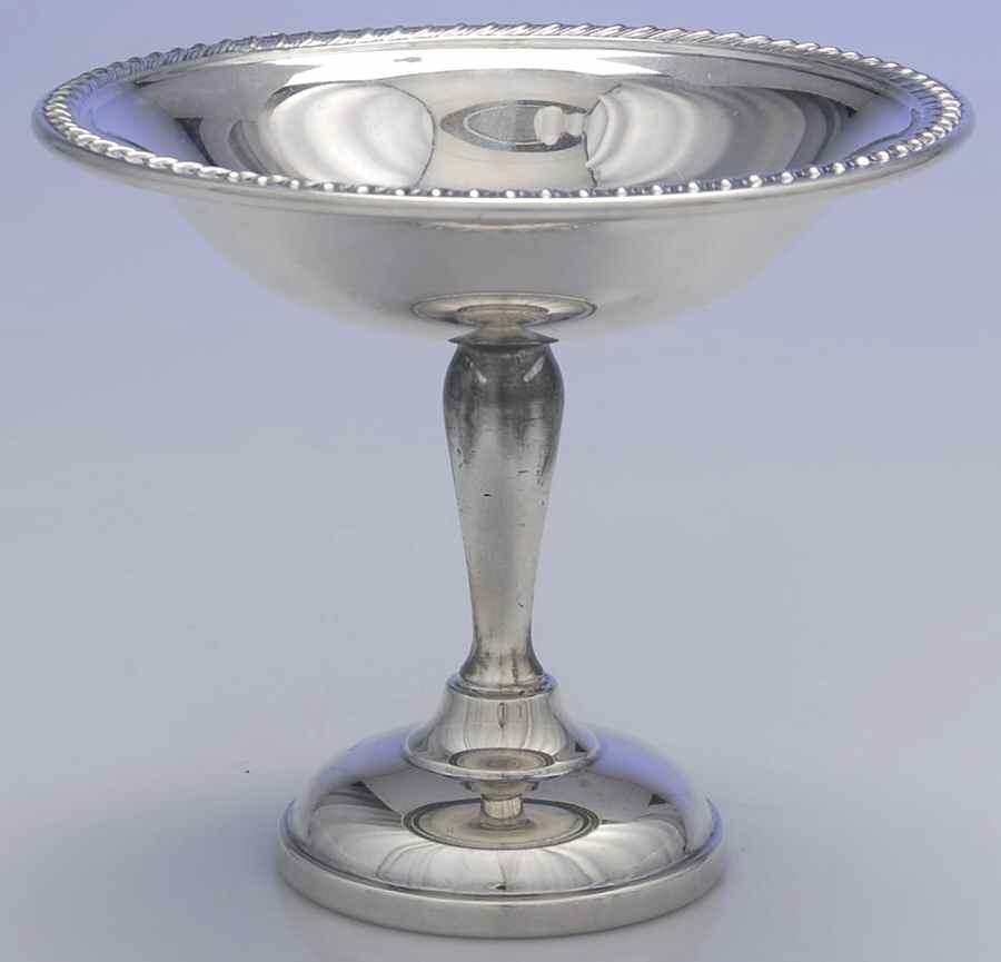99 (Silverplate, Hollowware) Round Compote (Height X Width) by Cheshire Silver-1