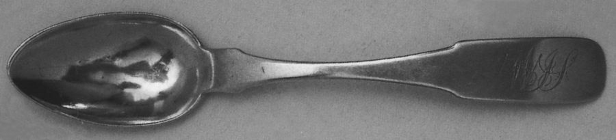 Coin Silver Flatware Five O'Clock Teaspoon by Charles A Burnett-1