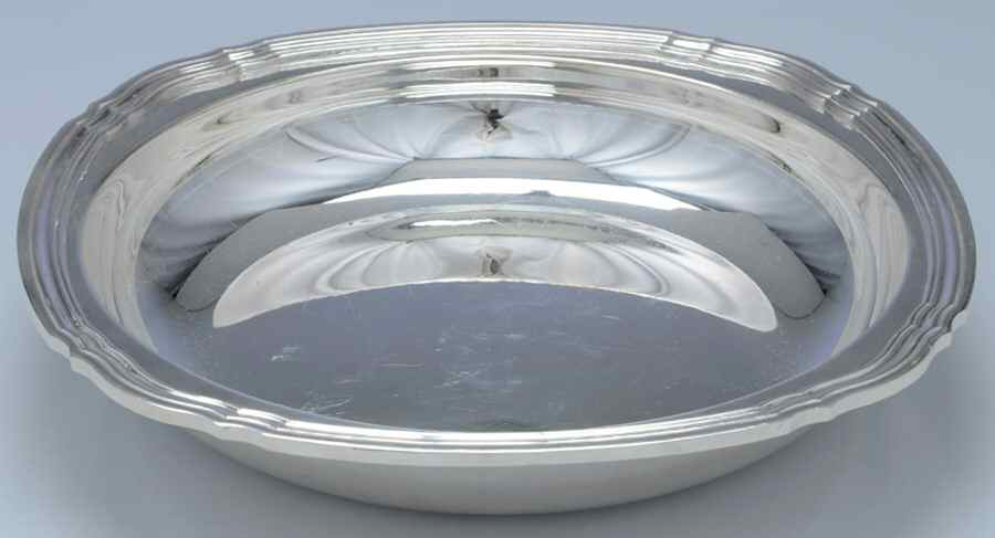 CTF109 (Silverplate, Hollowware) 10" Round Bowl by Christofle France-1