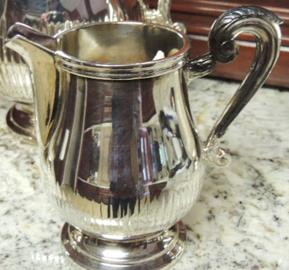 CTF110 (Silverplate, Hollowware) Creamer by Christofle France-1