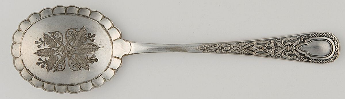 CBR25 (Silverplate) Sugar Spoon by Cooper Bros & Sons-1