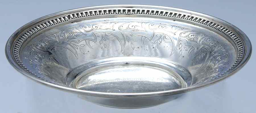 6-19 (Sterling, Hollowware) 6" Bon Bon Bowl by Concord-1