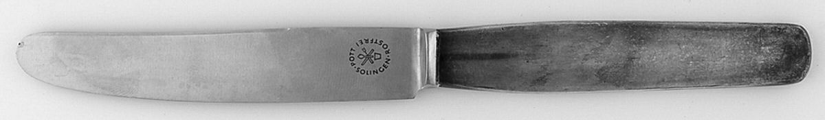 CUO87 (Silverplate) Modern Hollow Knife by C Hugo Pott-1