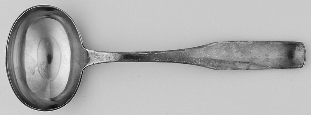 CUO87 (Silverplate) Solid Gravy Ladle by C Hugo Pott-1
