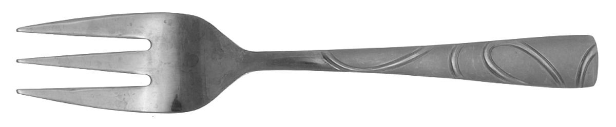 Sasha Sand (Stainless) Medium Solid Cold Meat Serving Fork by Cambridge Silver-1