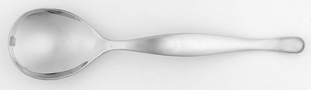 Eva (Stainless) Tablespoon (Serving Spoon) by Crate & Barrel Flatware-1