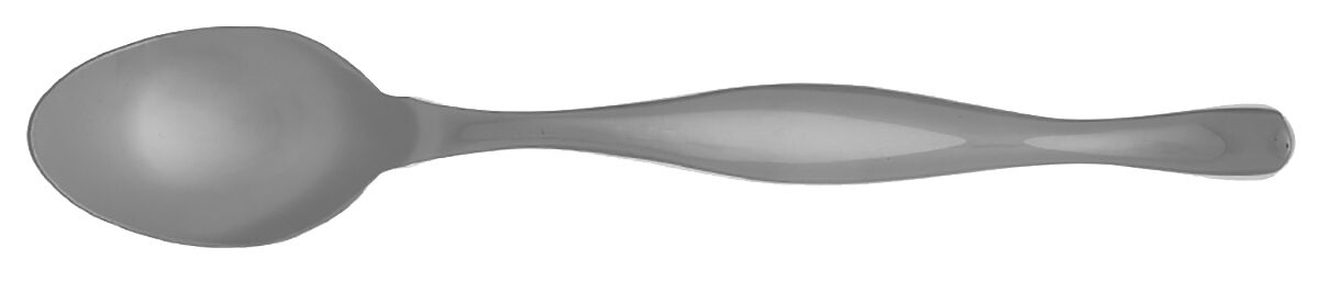 Eva (Stainless) Teaspoon Large Solid HC by Crate & Barrel Flatware-1