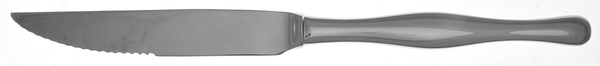 Eva (Stainless) Steak Knife Individual Hollow, Serrate HC by Crate & Barrel Flatware-1