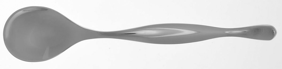 Eva (Stainless) Teaspoon by Crate & Barrel Flatware-1