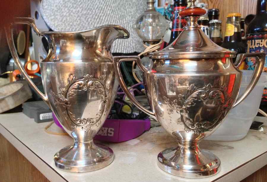HC52 (Silverplate, Hollowware) Creamer by Crescent Silverware-1