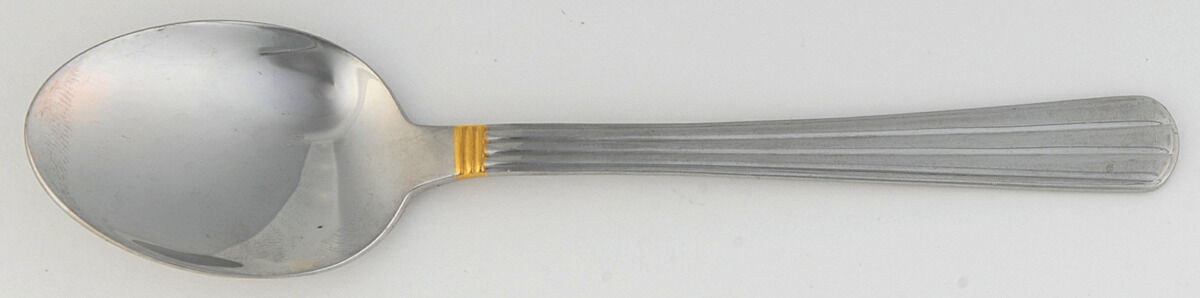 Athena (Stainless, Gold Accents) Teaspoon by Cutipol-1