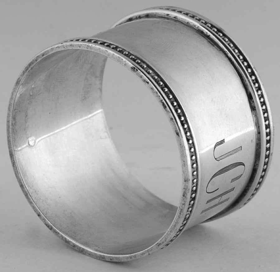 634 (Sterling, Hollowware) Napkin Ring by Currier & Roby-1
