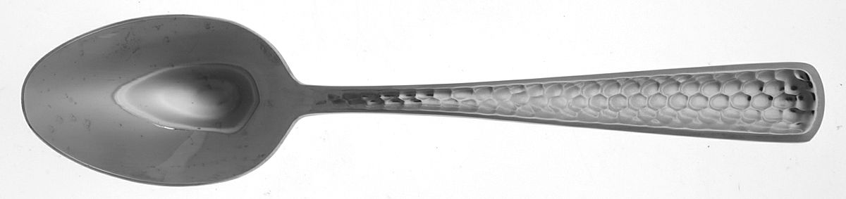 Francine Hammered (Stainless) Tablespoon (Serving Spoon) by Cambridge Silver-1
