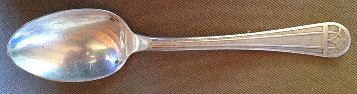 Talisman (Silverplate) Place/Oval Soup Spoon by Christofle France-1