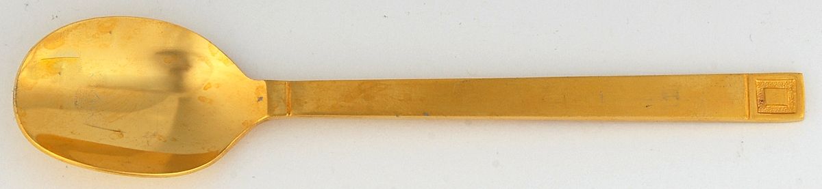 CSM31G (Gold Electroplate) Sugar Spoon by Cosmos Products Company-1