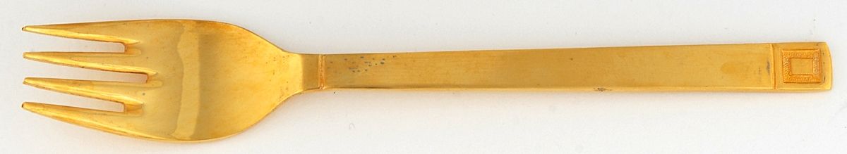 CSM31G (Gold Electroplate) Individual Salad Fork by Cosmos Products Company-1