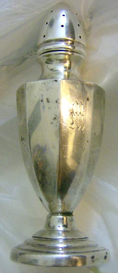 1703 (Sterling, Hollowware) Weighted Salt Shaker by Clarence Vanderbilt-1