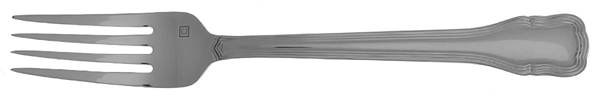 Valloire (Stainless) Fork by Cuisinart Flatware-1