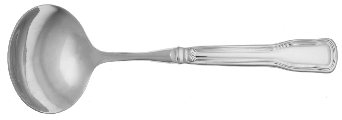 Valloire (Stainless) Gravy Ladle with No Spout Stainless Bowl HC by Cuisinart Flatware-1