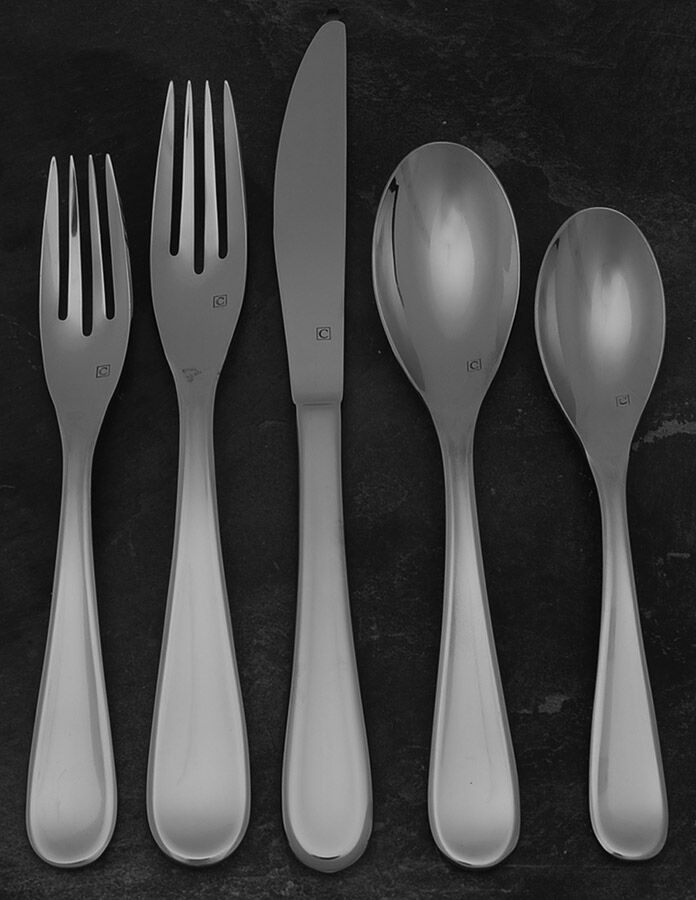 Maree (Stainless) 5 Piece Place Setting by Cuisinart Flatware-1