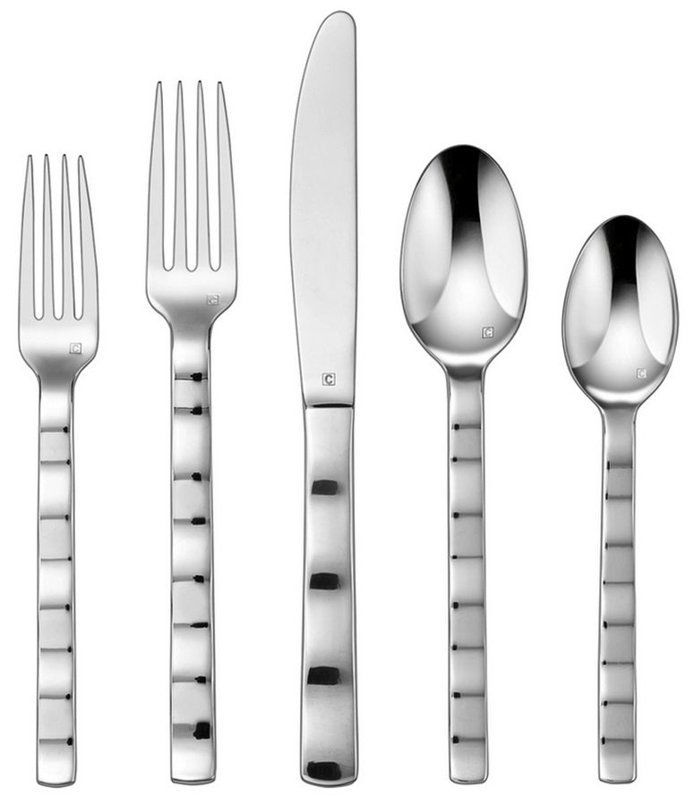 Majorie (Stainless) Fork by Cuisinart Flatware-1