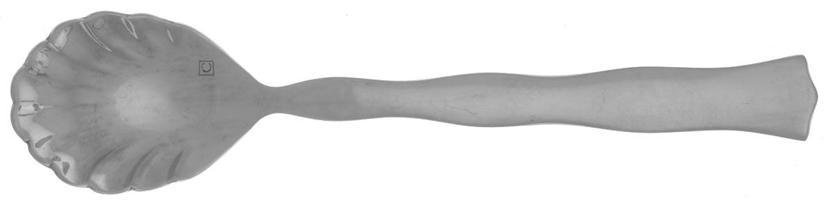 Juille (Stainless) Sugar Shell Spoon by Cuisinart Flatware-1