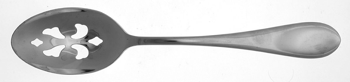 Irais (Stainless) Pierced Tablespoon (Serving Spoon) by Cuisinart Flatware-1