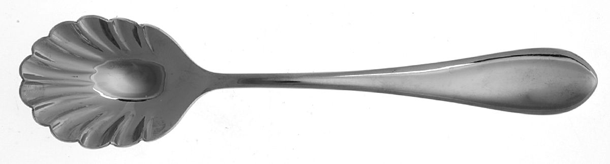 Irais (Stainless) Sugar Shell Spoon by Cuisinart Flatware-1