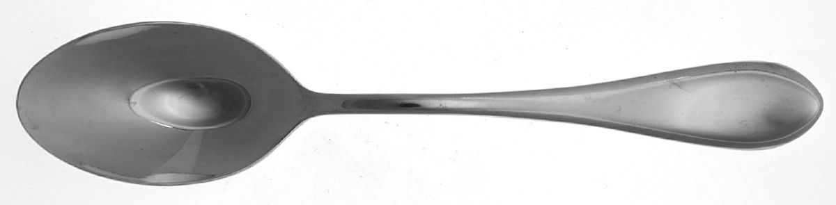 Irais (Stainless) Place/Oval Soup Spoon by Cuisinart Flatware-1