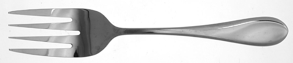 Irais (Stainless) Medium Solid Cold Meat Serving Fork by Cuisinart Flatware-1
