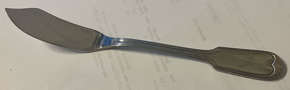 COJ5 (Stainless) Flat Handle Master Butter Knife by Jean Couzon-1