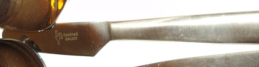 Ashraf (Stainless) New French Solid Knife by Cocktail Tableware-1