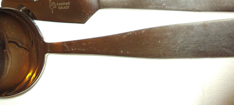 Ashraf (Stainless) Round Bowl Soup Spoon (Cream Soup) by Cocktail Tableware-1