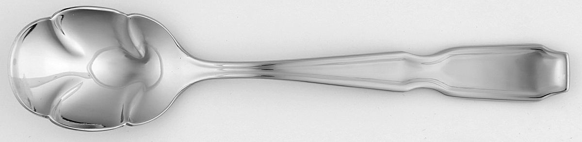 Aire (Stainless) Sugar Shell Spoon by Cuisinart Flatware-1
