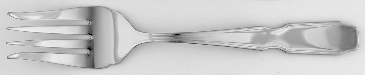Aire (Stainless) Medium Solid Cold Meat Serving Fork by Cuisinart Flatware-1