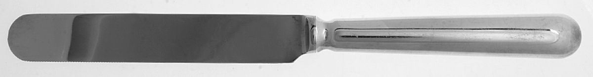 Borromeo (Silverplate) Blunt Hollow Knife by Calderoni Flatware-1