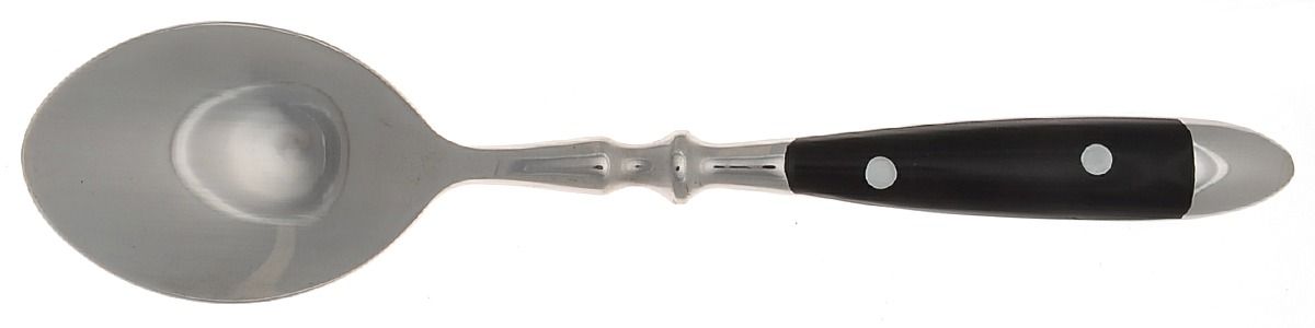Bistro-Black (Stainless) Place/Oval Soup Spoon by Chefs-1