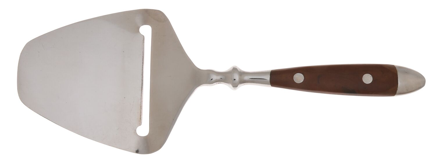 Bistro Woodgrain Brown (Stainless) Cheese Plane Solid Piece by Chefs-1
